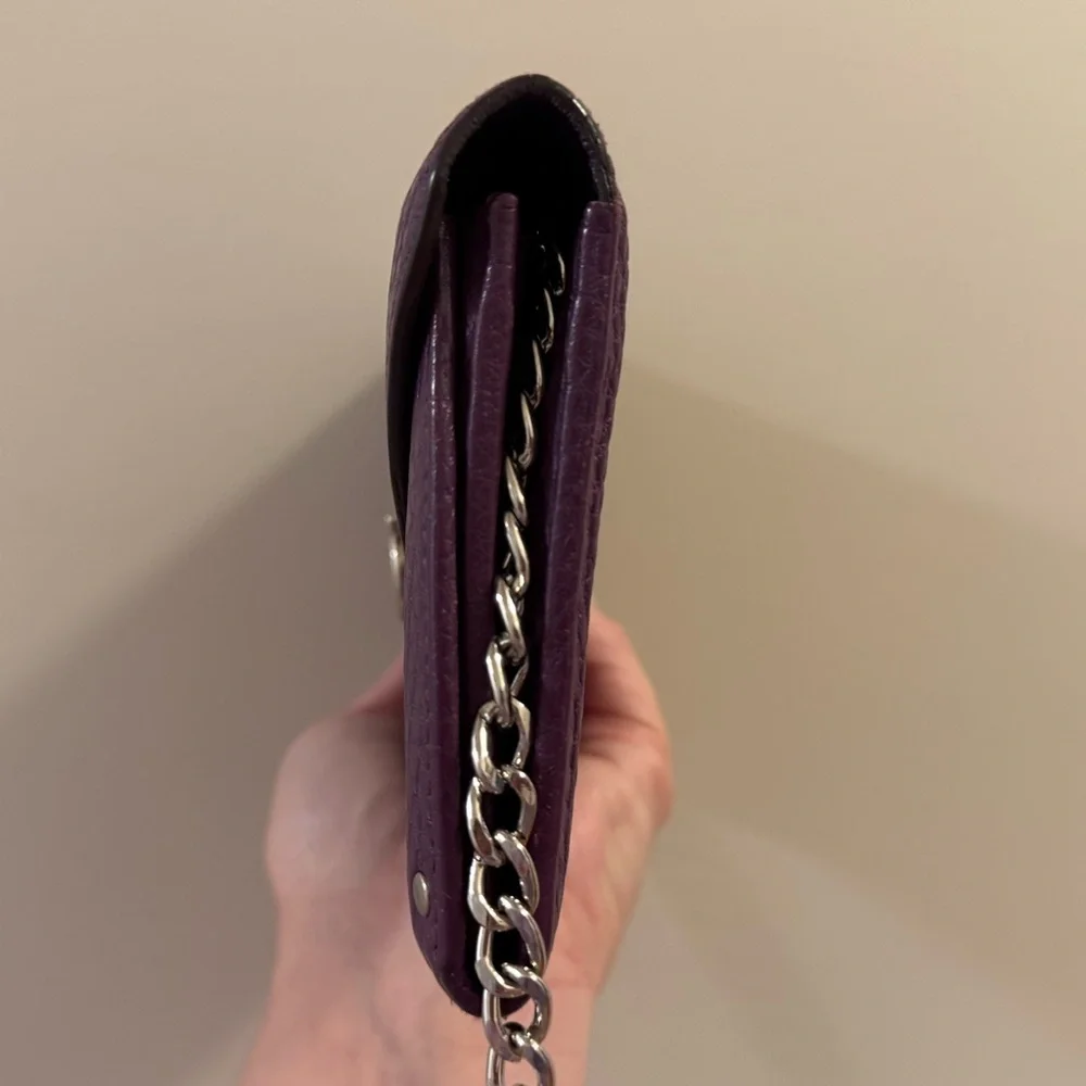 *Rare* Salvatore Ferragamo Purple Long Wallet - Picture 4 of 10